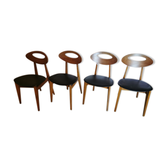 Set of 4 chairs, 70s