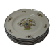 Lot of 6 St. Amand Old Delft Flat Plates