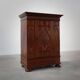 French 16th Century Antique oak hand carved wardrobe