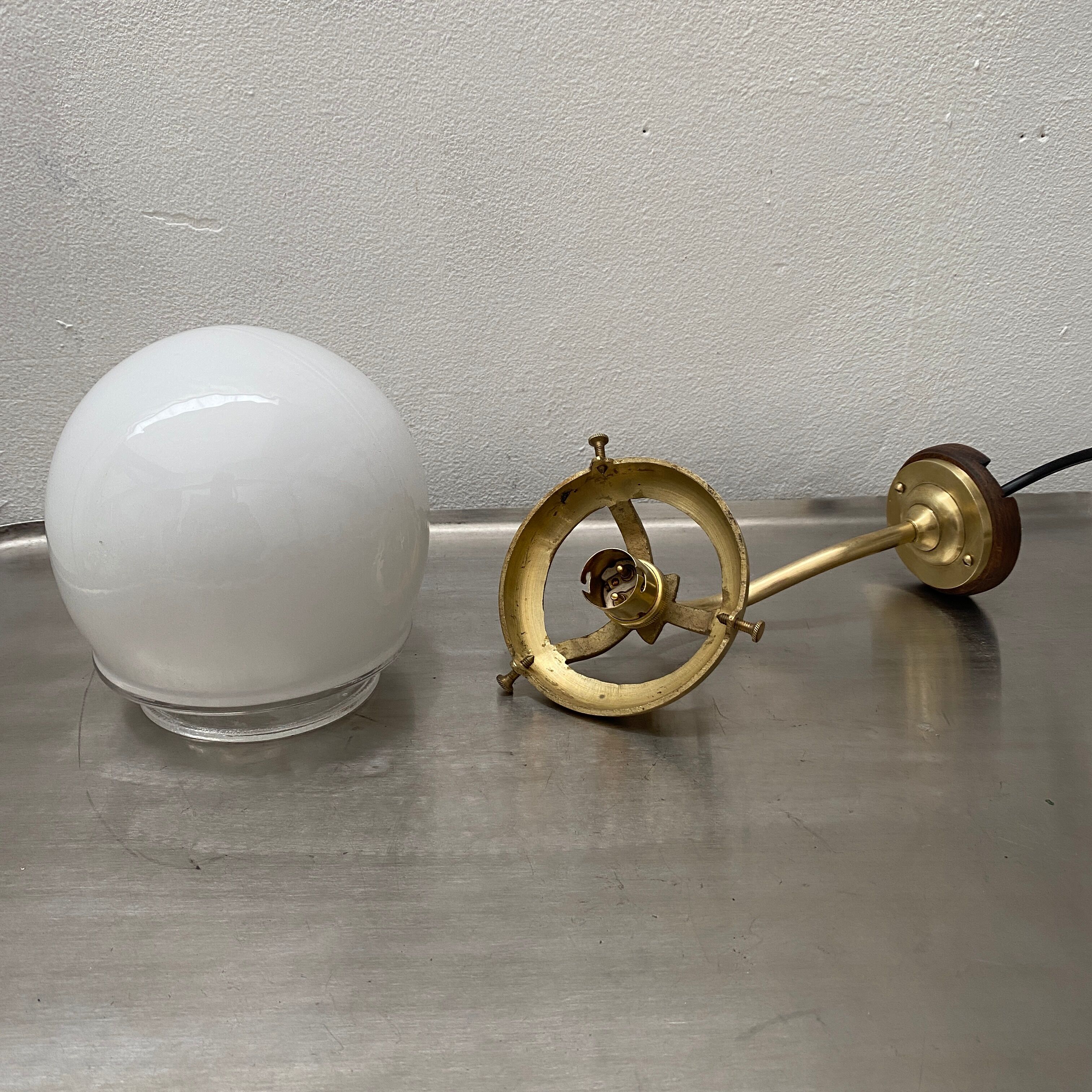 Ancient opaline 1950 vintage opaline