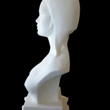 Bust Marianne H:64cm B. Bardot in plaster