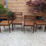 Vintage wooden chairs from the 60s