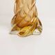 Murano glass vase by Fratelli Toso signed Murano orange and red