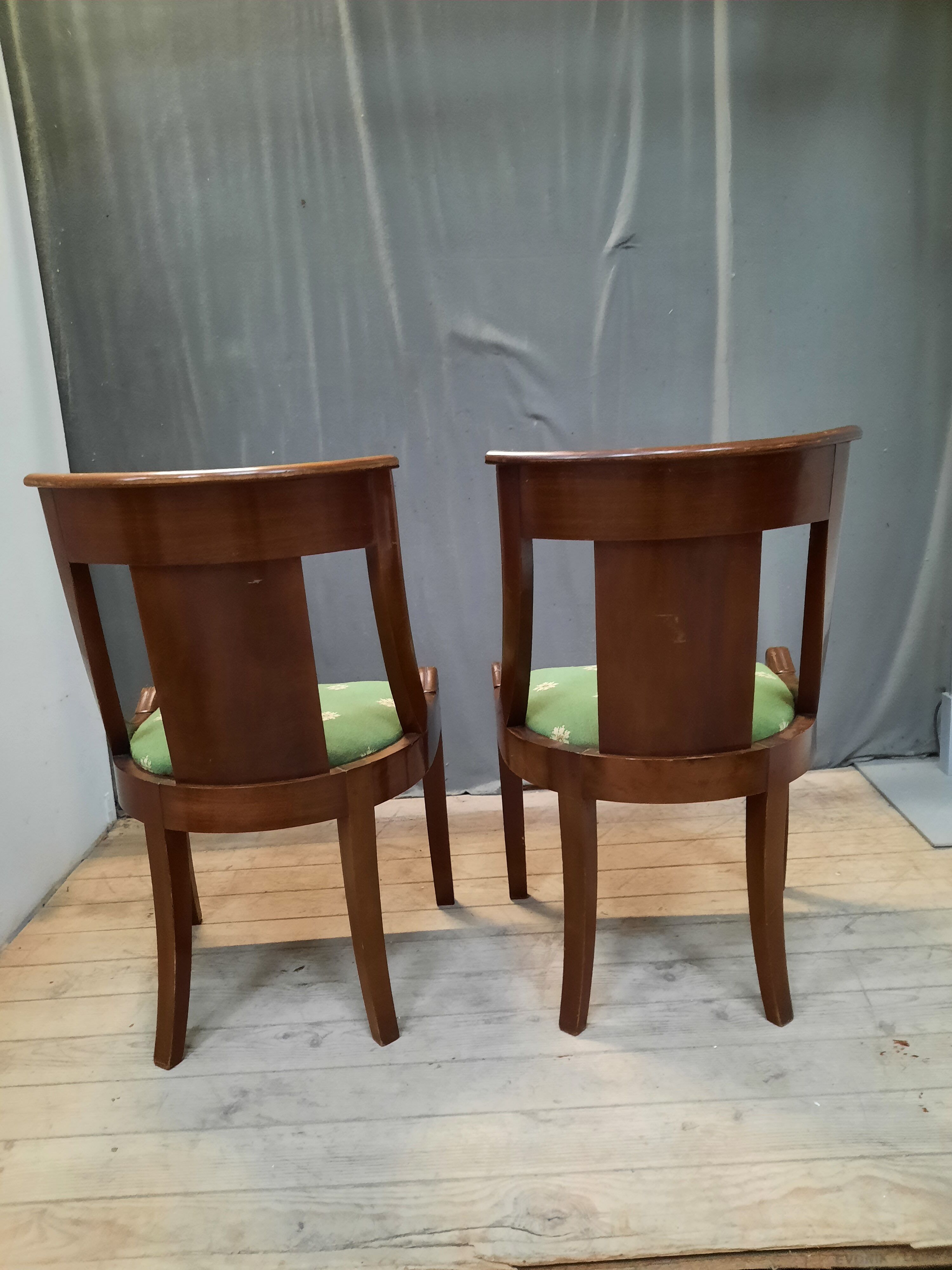 Paire de chaises gondole