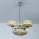 Large Art Deco pendant light in glass, 1930s