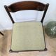 6 green Scandinavian chairs