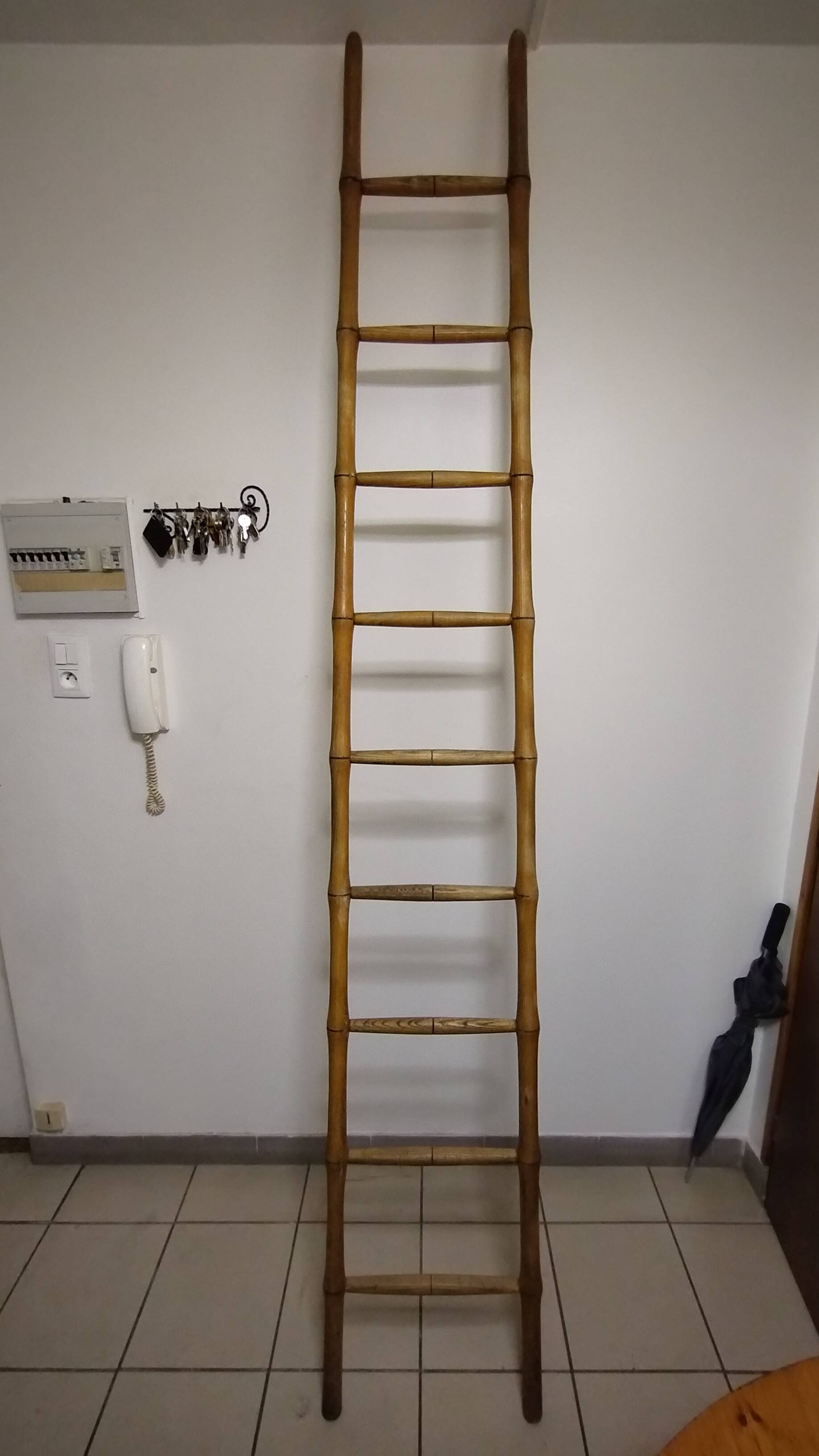 Decorative imitation bamboo ladder