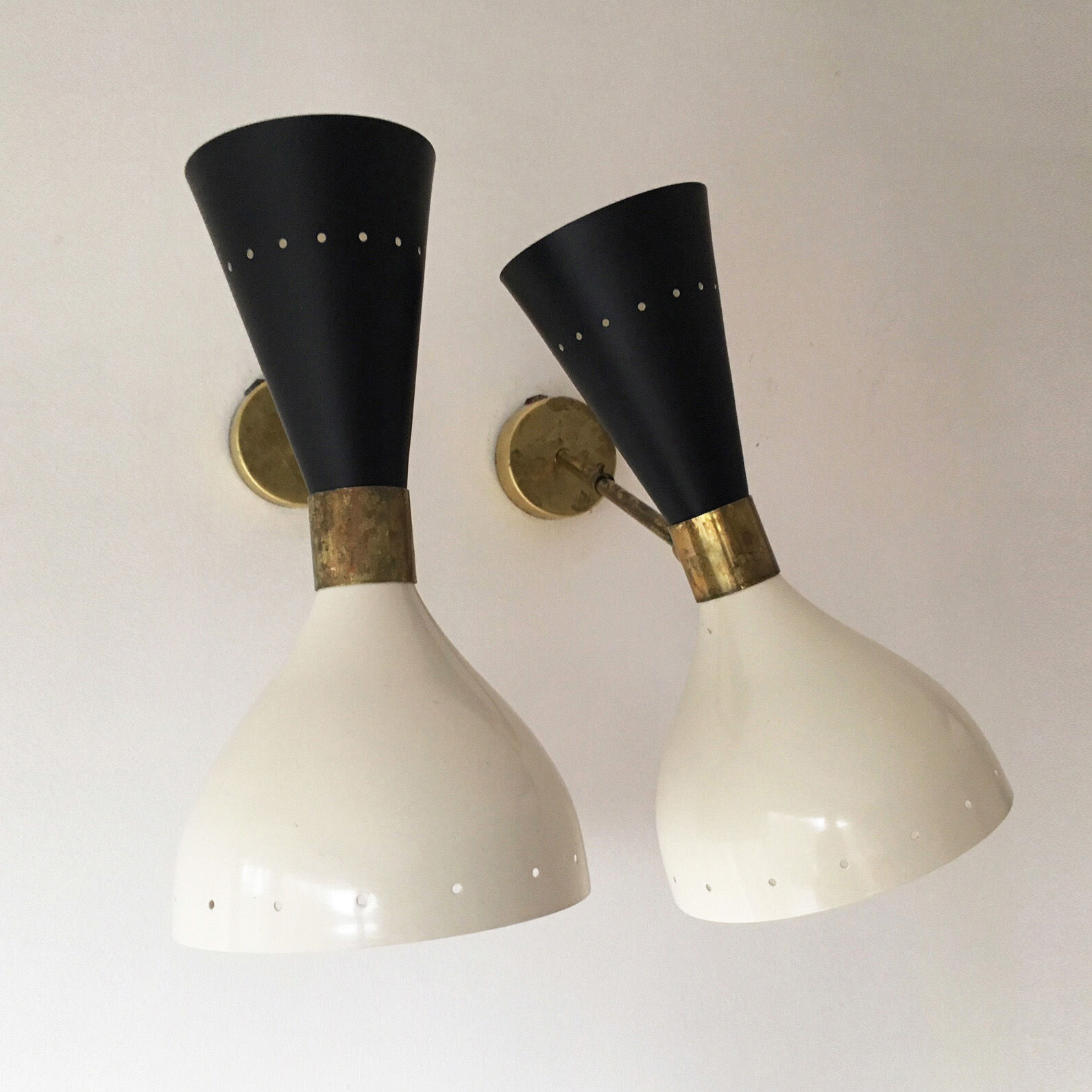 Pair of Italian sconces 1950s