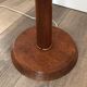Floor lamp in exotic wood and brass