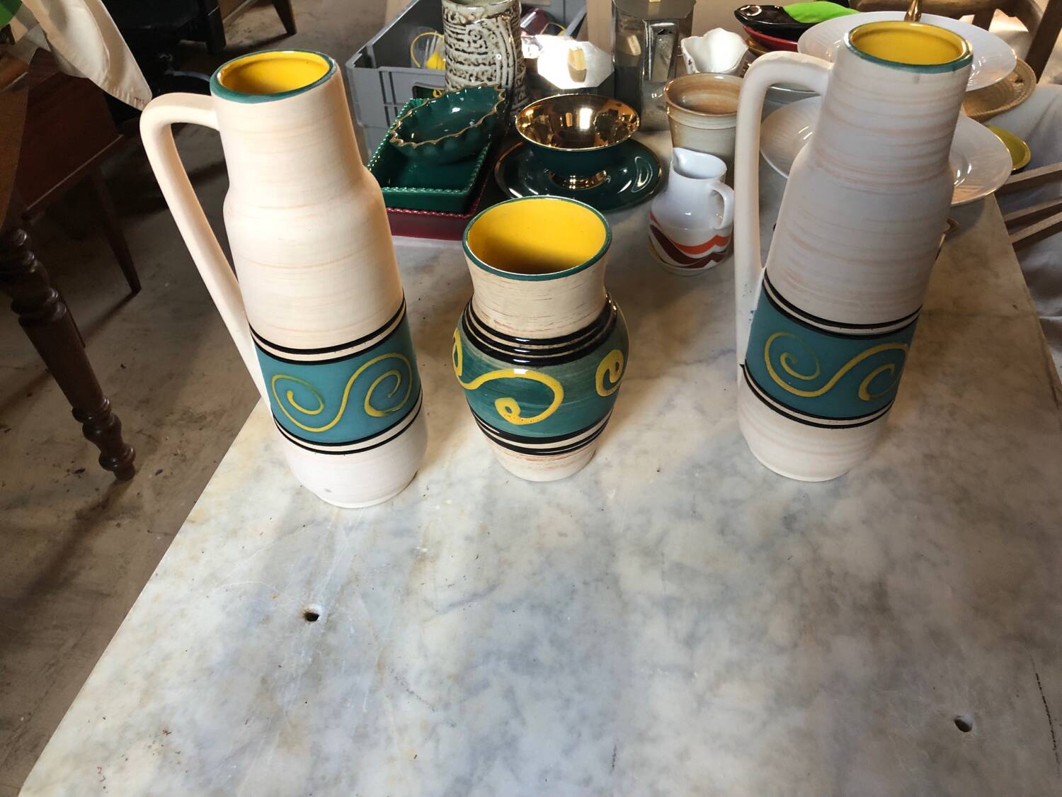 Set of 3 vintage vases