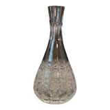 Carafe 1 liter in carved bohemian crystal chiseled