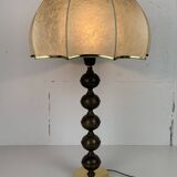 Midcentury Scandinavian brass cocoon mushroom lamp, Borens, Sweden 1960s