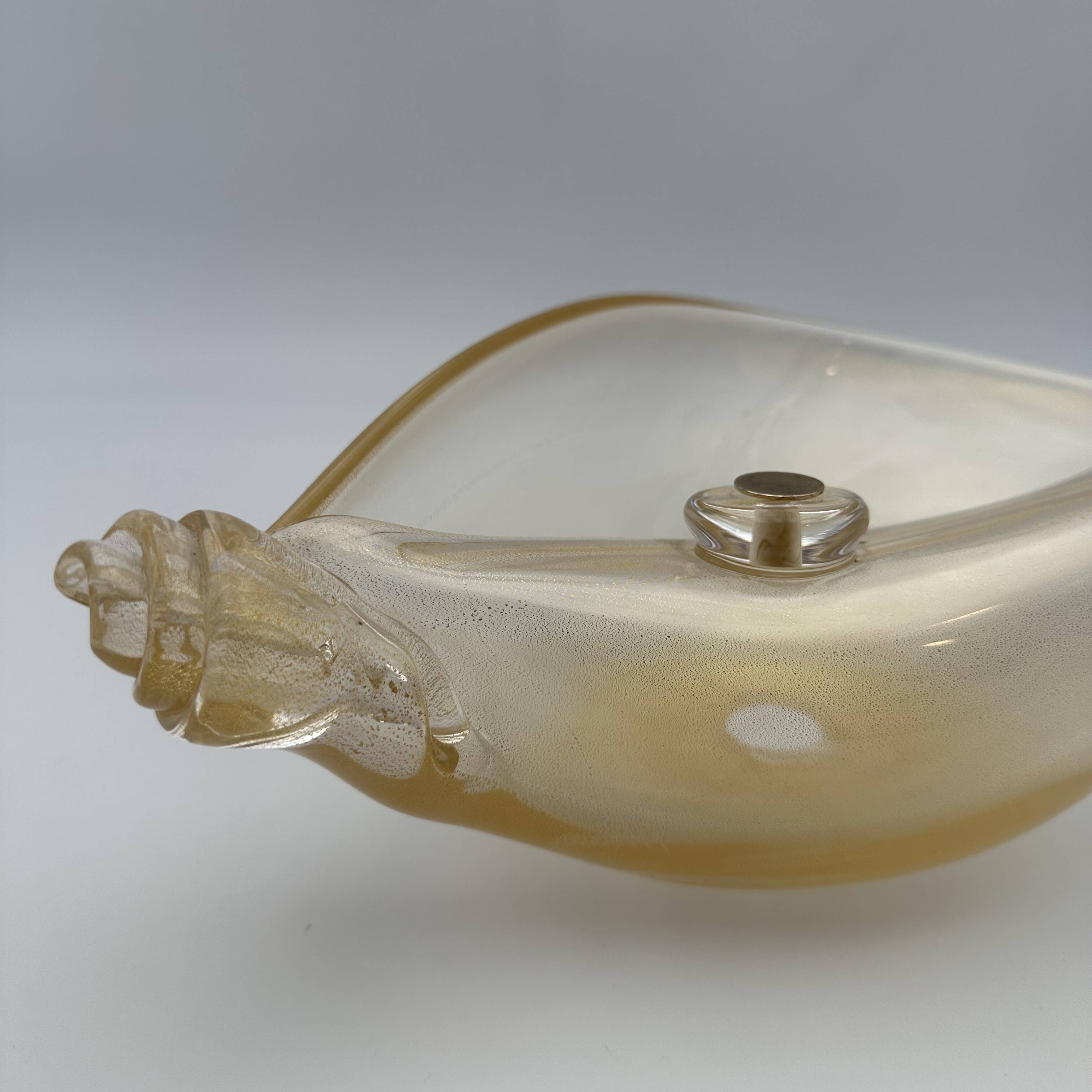 Coupe de Forme Libre en Verre Irisé de Murano, Barovier & Toso, Années 1950