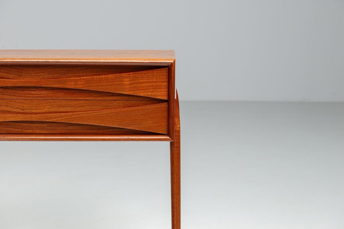 Rimbert Sandholt chest of drawers in teak Atelje Sweden 1960