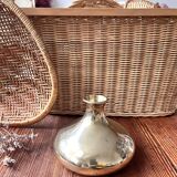 Brass bud vase
