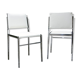Chairs chromed metal design 70'