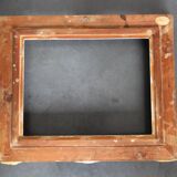 Old frame in wood and gilded stucco 27 x 35