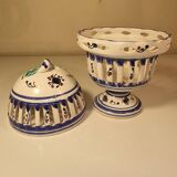 Latticework porcelain lantern