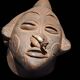 Terracotta mask (terracotta) Punu from Gabon