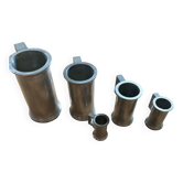 Series of 5 JR pewter measures