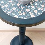 Old sideboard pedestal table refurbished