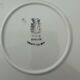 Vintage round plate from Gien model Jeannette 231110.