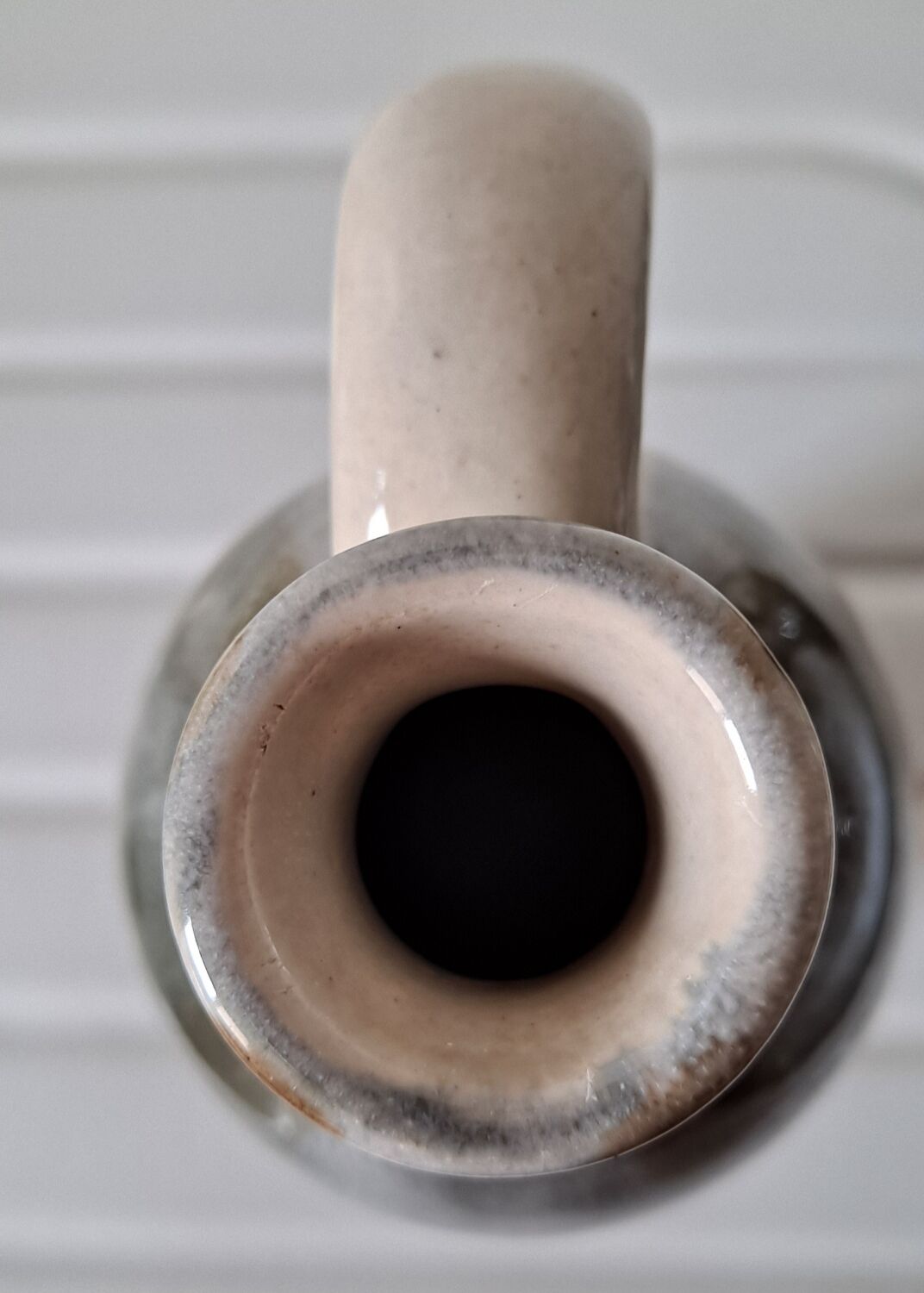 Pornic earthenware bottle