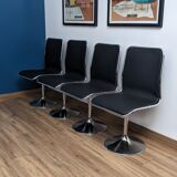 4 vintage swivel chairs