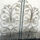 Pair of interior wrought iron grilles XXth century