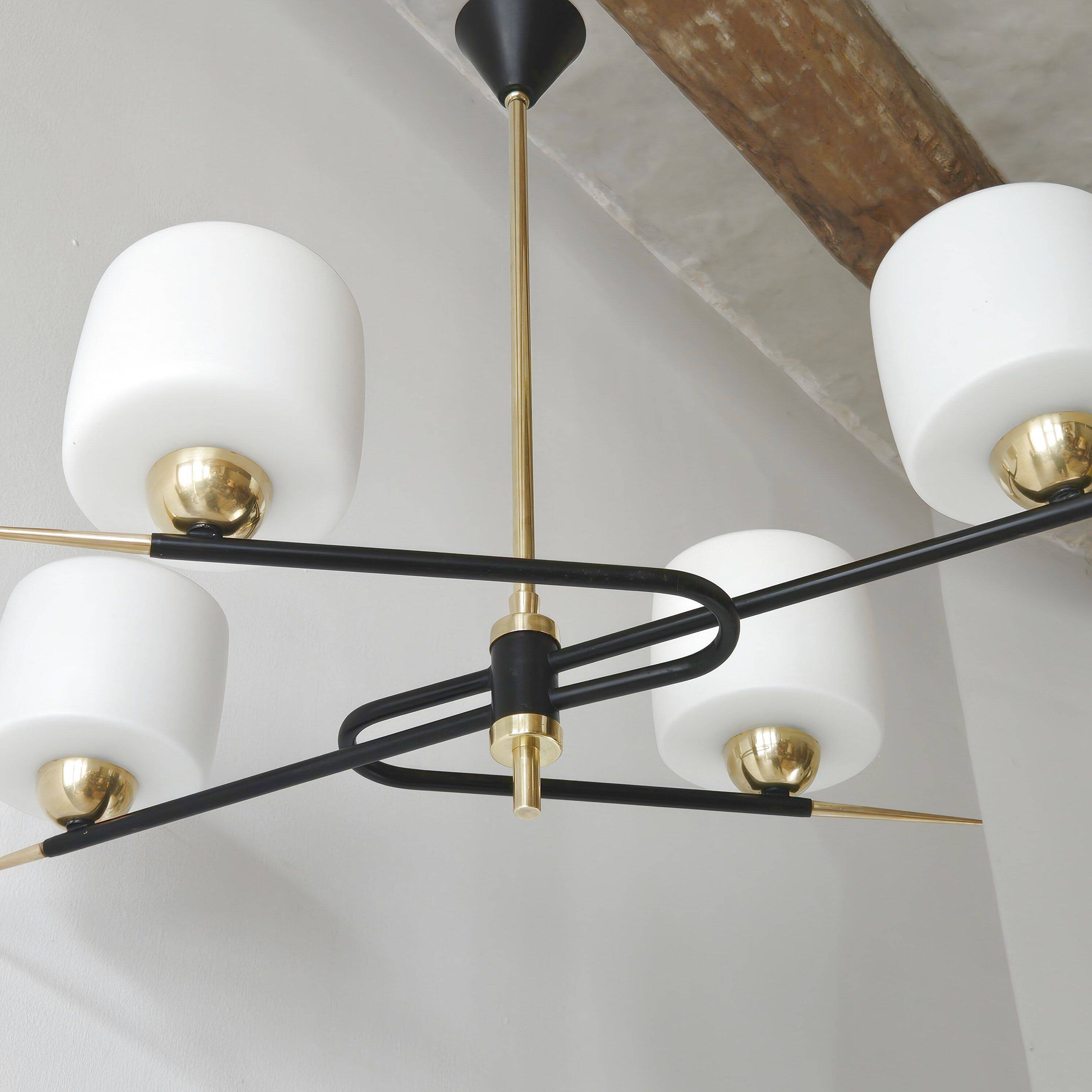 Vintage Arlus pendant light from the 1950s