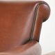 Set of 2 comfortable sheepskin armchairs with a timeless look