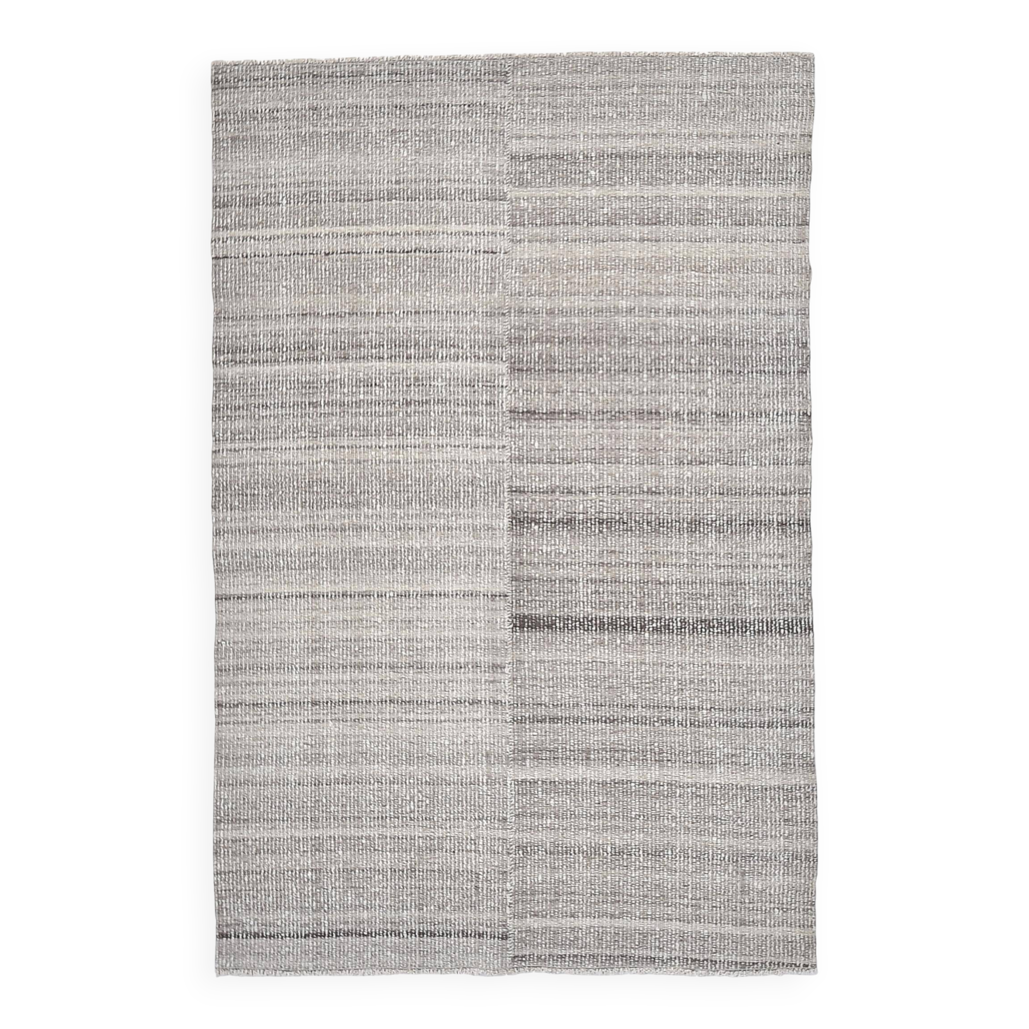 210x140 cm cream Turkish kilim , kilim made in Turkey, cream organic wool