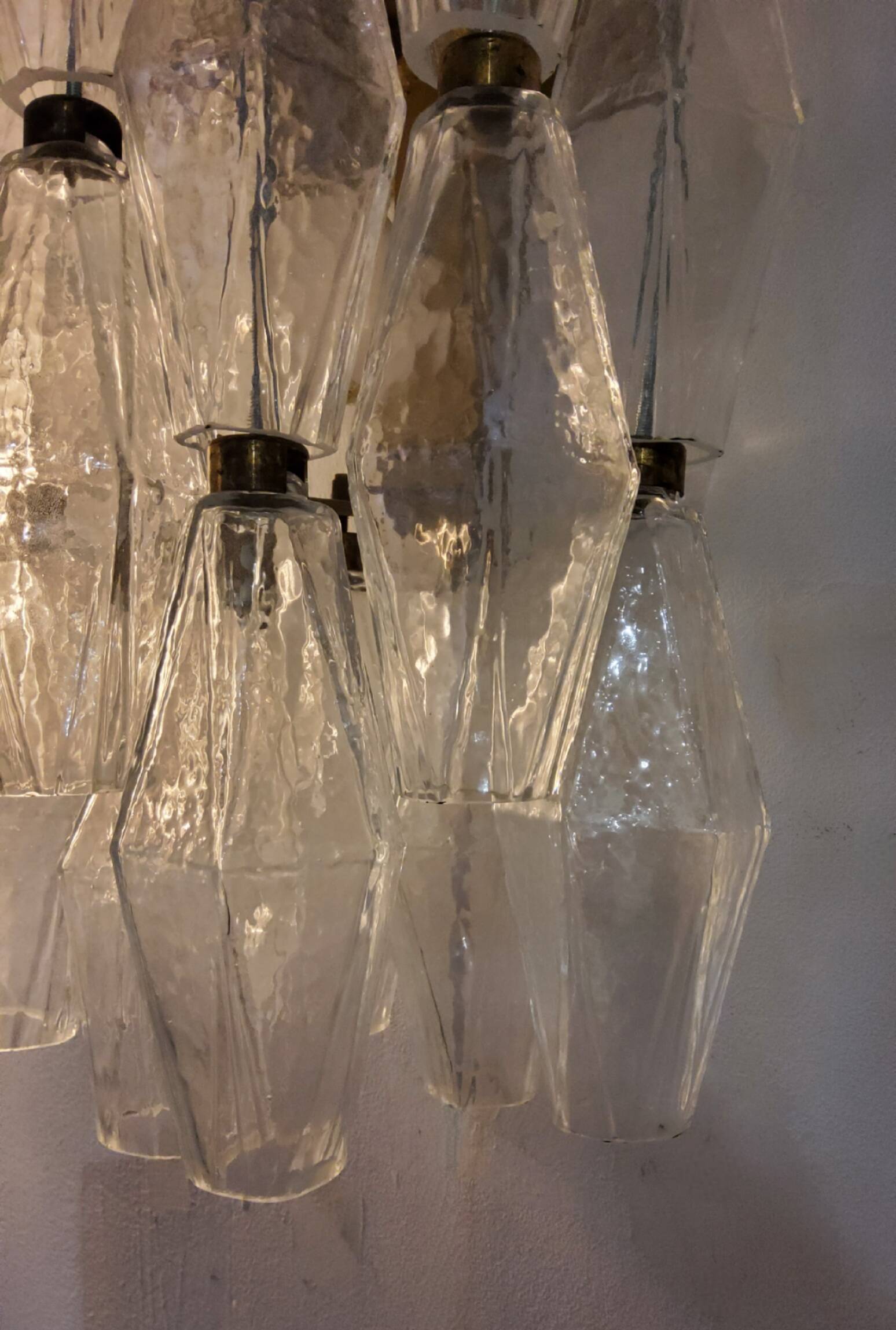 Murano glass wall sconces from Italy