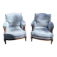Pair of large Bergère armchairs in Louis XVI style