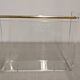 Acrylic magazine rack by David Lange, France circa 1970.