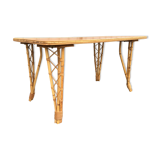 Rattan dining table