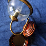 Glass sconce brass gold