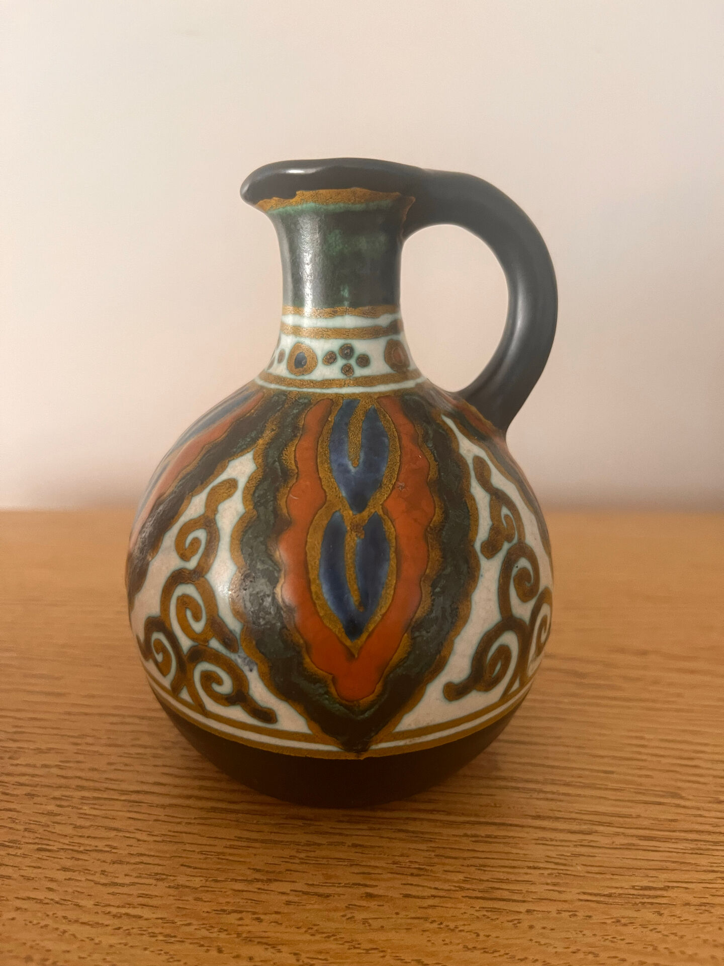 Small ceramic jug Gouda Holland