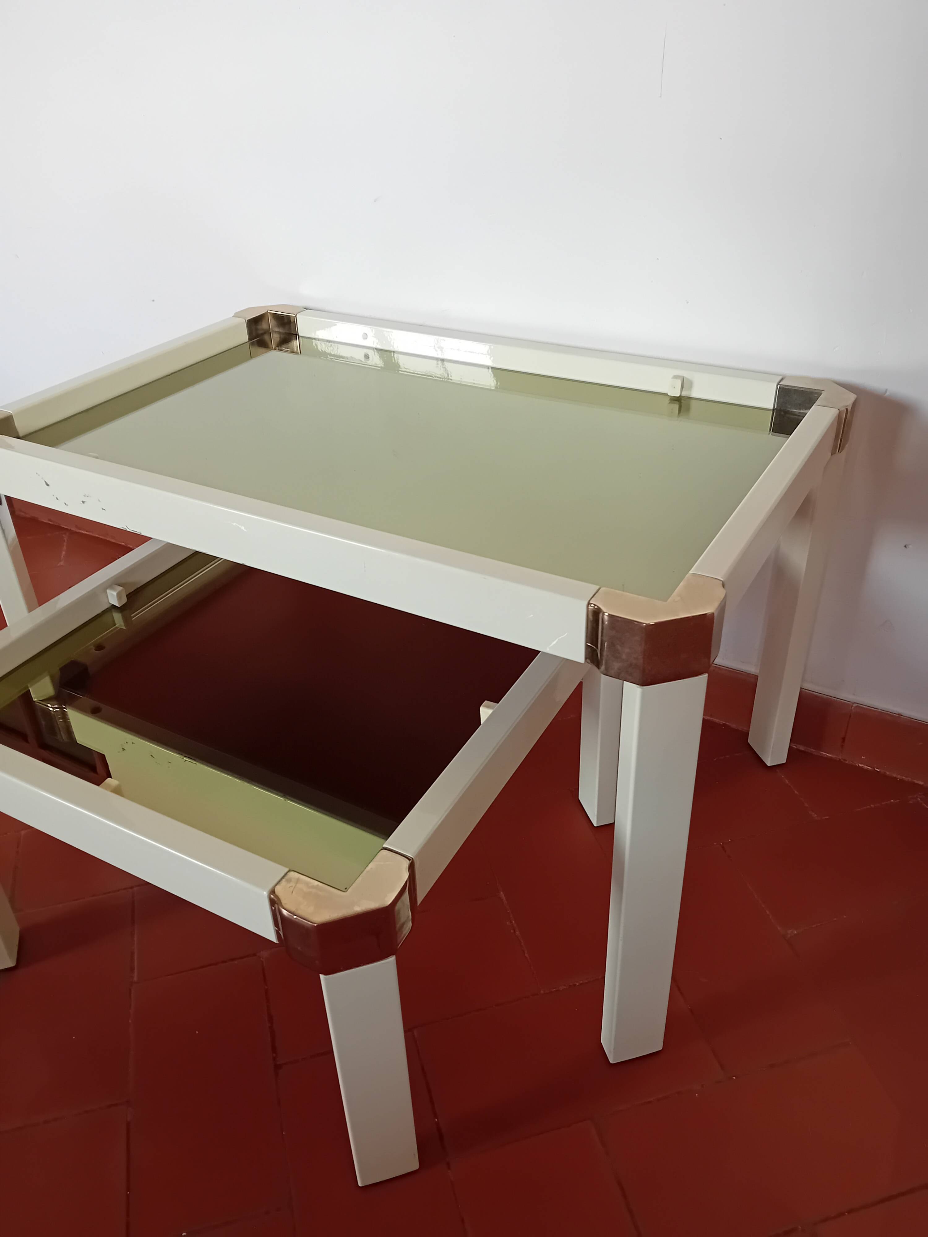 Roméo Rega nesting coffee table model "Barbara"