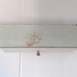 Vintage metal bathroom shelf