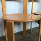 Series of 4 chairs model 3300 designer Bruno Rey design Kusch - co 1970 vintage