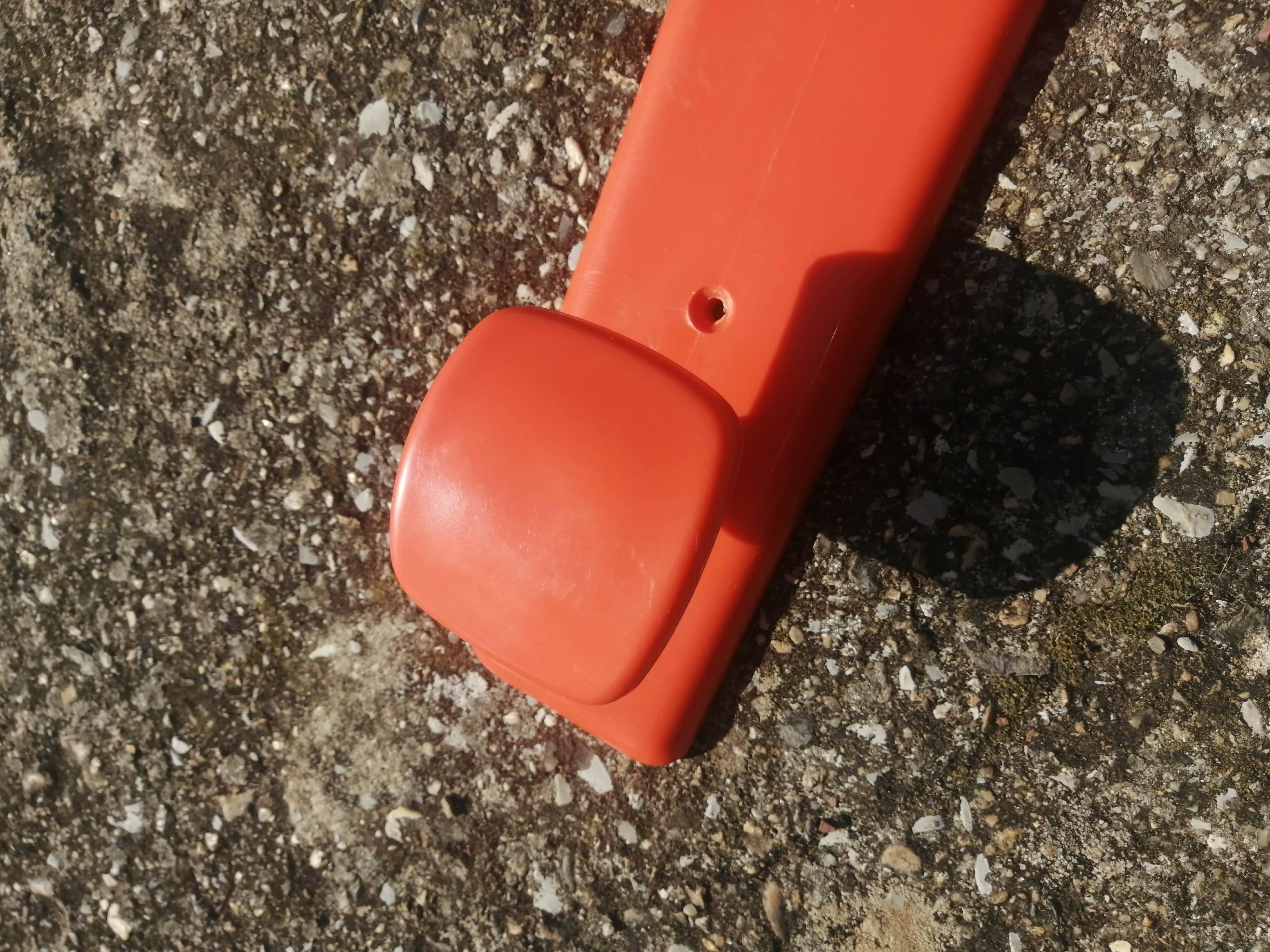 Vintage Orange Coat Rack 70s SYLA 2 Hooks