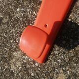 Vintage Orange Coat Rack 70s SYLA 2 Hooks