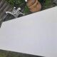 White farm table
