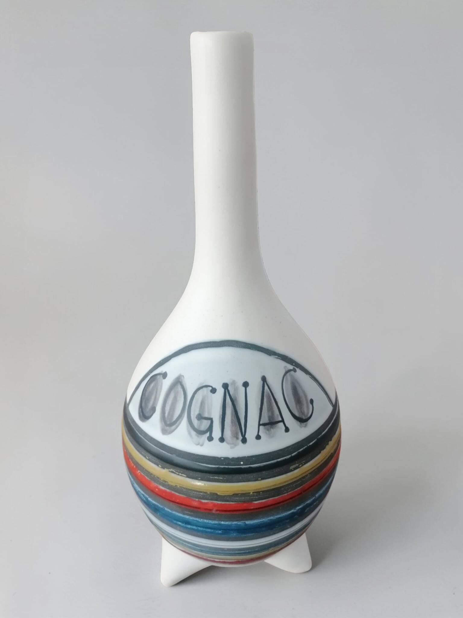 Ceramic Cognac Bottle by Roger Capron - Vallauris 1960s