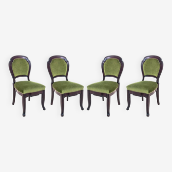 Four dining chairs, Northern Europe, mid-20th century
