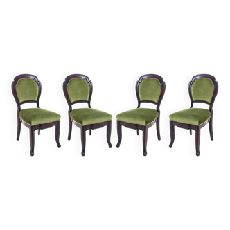 Four dining chairs, Northern Europe, mid-20th century