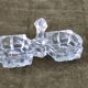 Antique Vintage Glass Salt and Pepper Shakers