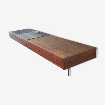 Suspended console rosewood of rio