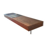 Suspended console rosewood of rio